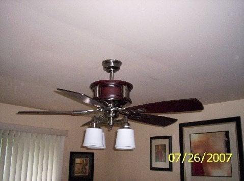 Residential Ceiling Fan Installation in Elgin, Naperville, Dupage County IL