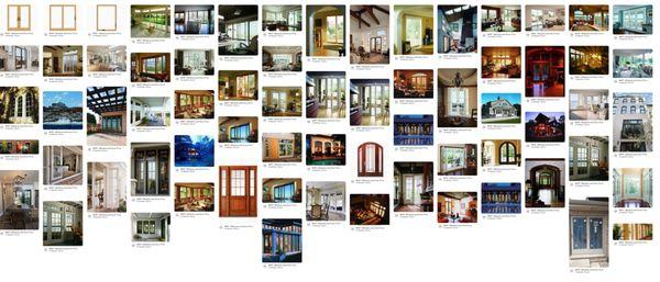 Some of the Andersen patio and exterior entry doors we offer