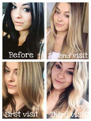 Black to blonde by Austin Senior