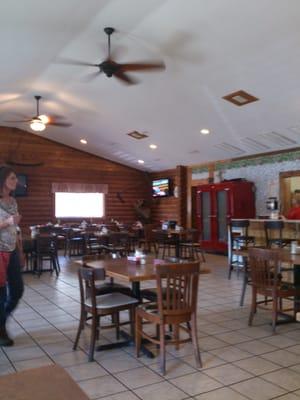 Inside of Wanda's at down time.