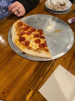 Pepperoni pizza