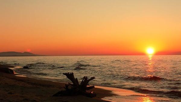 Our Beach Lake Supeeerior Sunset