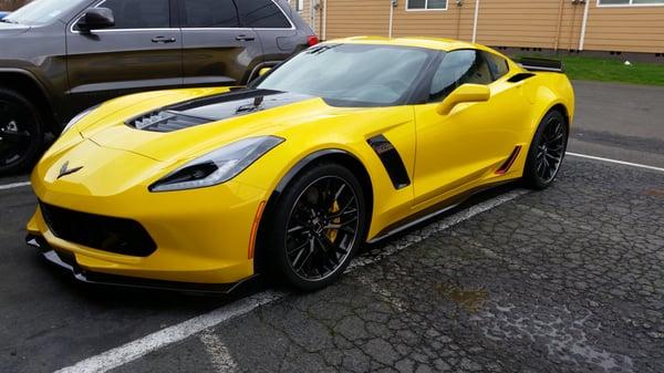 2015 Z06 full body paint protection film and CXP window tinting