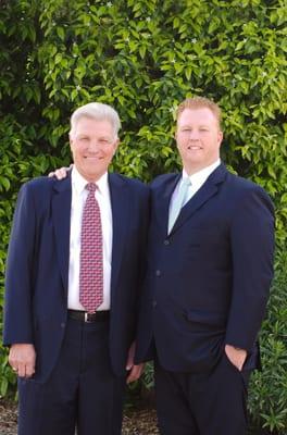 Kent Stewart (right, Principal/Founder) with his father David Stewart (left, Principal).