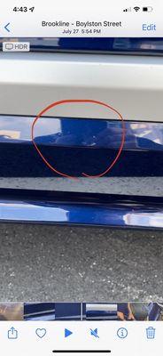 Paint damages after buffing out. The reason for returning the Q7