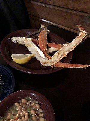 King Crab Legs and below is the Cowboy Caviar