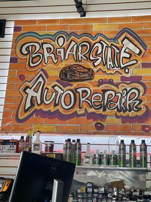 BRIARSTATE AUTO REPAIR SIGN