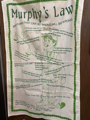 Murphy's law banner