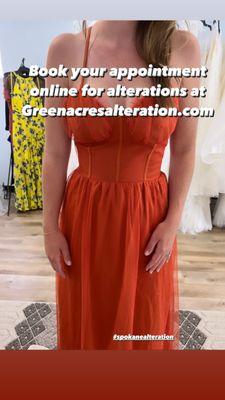 Prom, Bridesmaids, dresses alterations