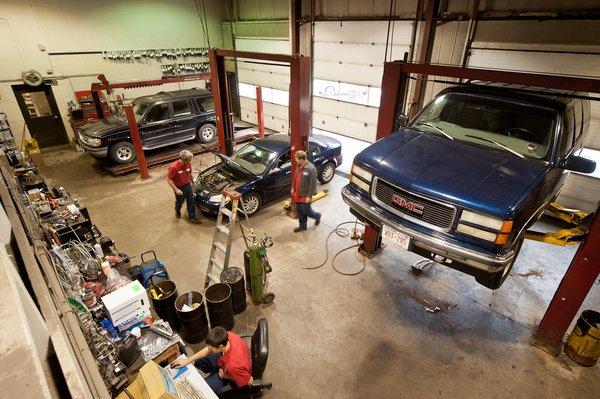 Seversin's Auto Repair Service Bays