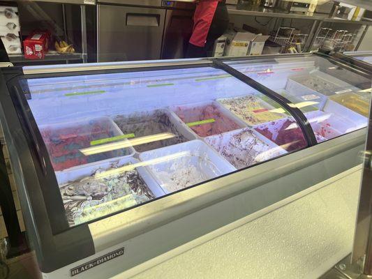 Ice cream display