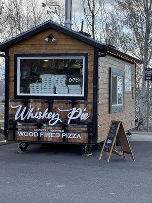 One of three food trucks