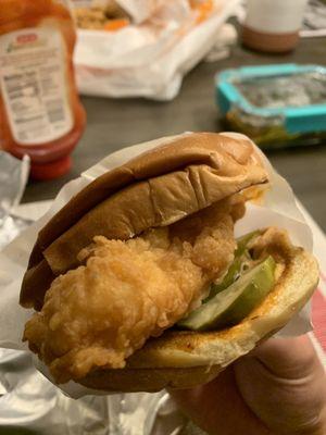 Spicy Chicken Sandwich. So good!!!