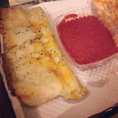 Side of cheesy bread!