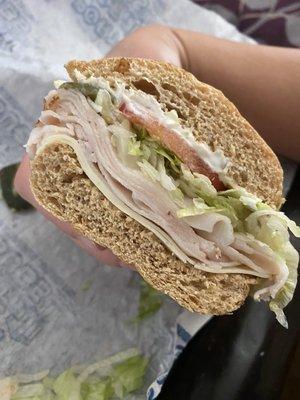 Sandwich from the warner location