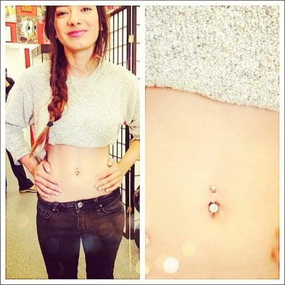 My belly piercing!