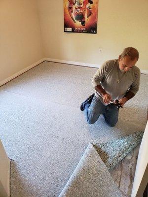 Carpet  Removal and  installation