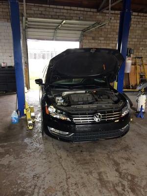 New Passat Tdi in for service!!!!