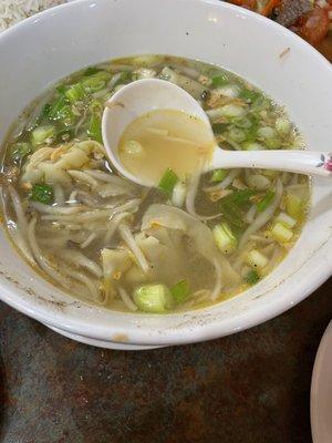 Wonton soup