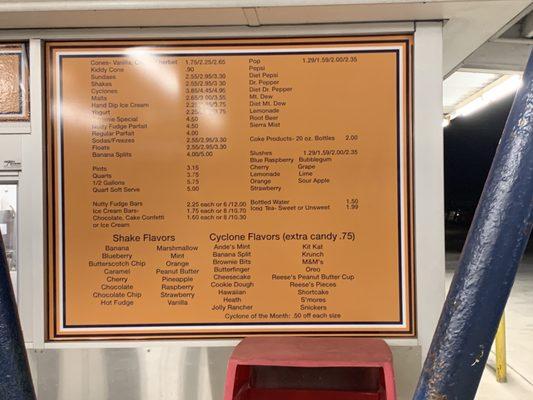 Menu Board 11/2021