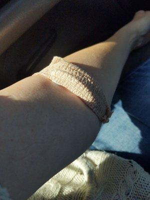 My blood work bandage