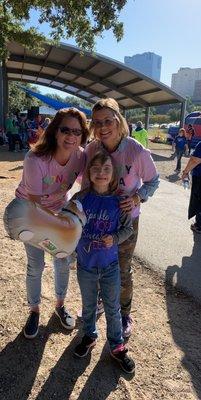 Her speech therapist at the Step up for Down Syndrome Walk