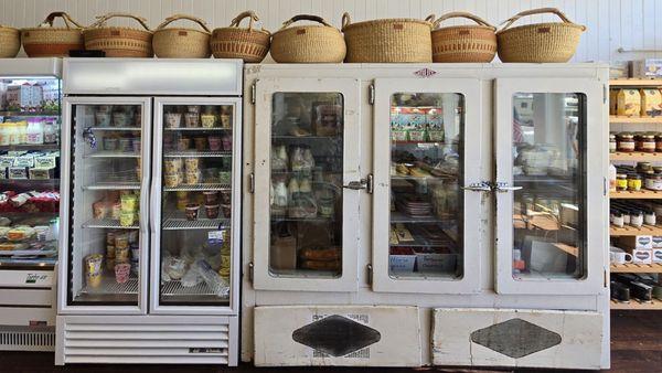 The Milkhouse's vintage fridge