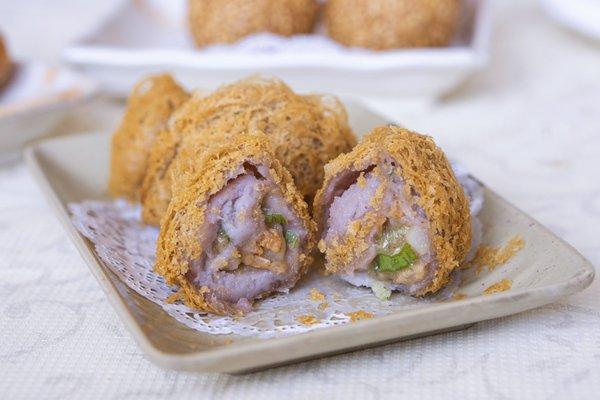 fried taro dumpling