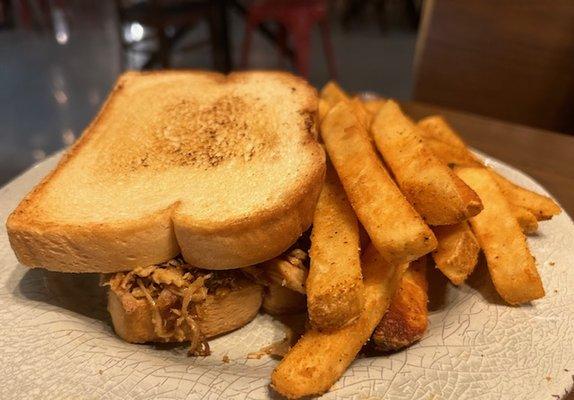 Pulled Pork on Texas Toast