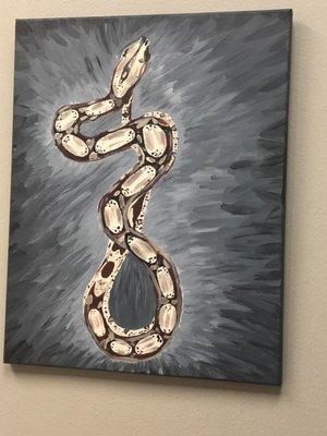 The kewlest Corn snake painting I've seen yet!