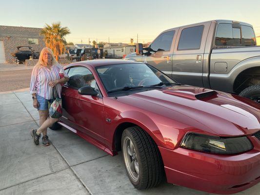 Mustang Sally (and the old woman she lets drive her)