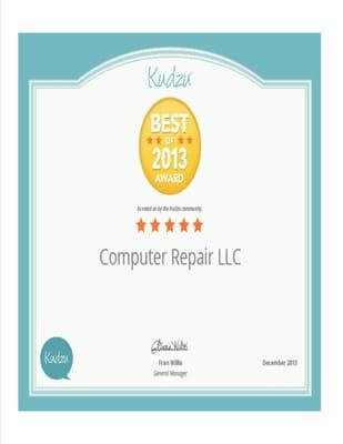 One Of the Best Computer Repair In The Metro Atlanta in 2013