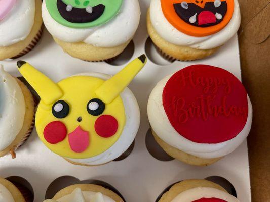 Pokémon cupcake for my daughter's party