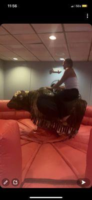 mechanical bull inside