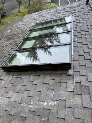 Skylight cleaning