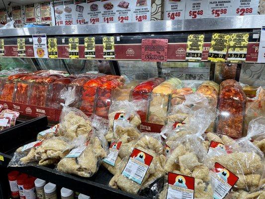 Large meat market. Looked very fresh. Great prices.