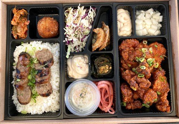 Kalbi Bento with KFC