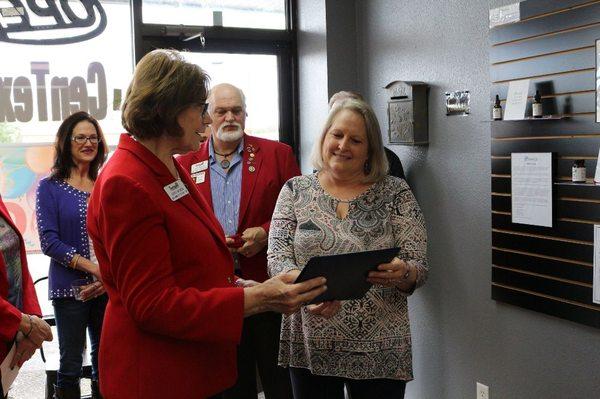 Temple Chamber of Commerce ribbon cutting