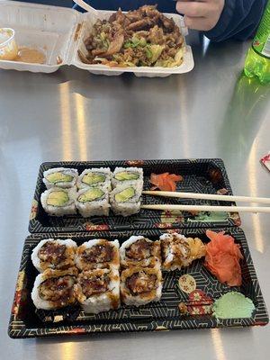 California Roll Shrimp Tempura