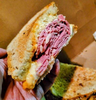 OG Reuben with Corned Beef,  Wise Sons menu