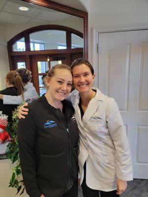 The sweet ladies who helped my teeth!