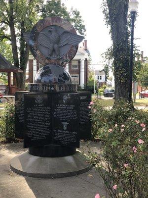 Memorial across from courthouse