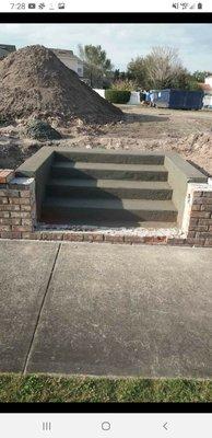 Stairs concrete