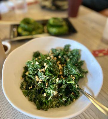 Kale with Sesame Dressimg