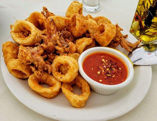 Calamari Fritti at Café Figaro