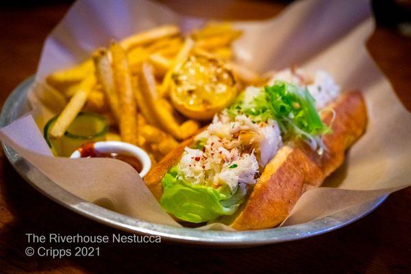 Crab Sandwich & Fries