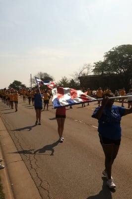 Hinsdale South High School Hornets in the 4th of July Parade