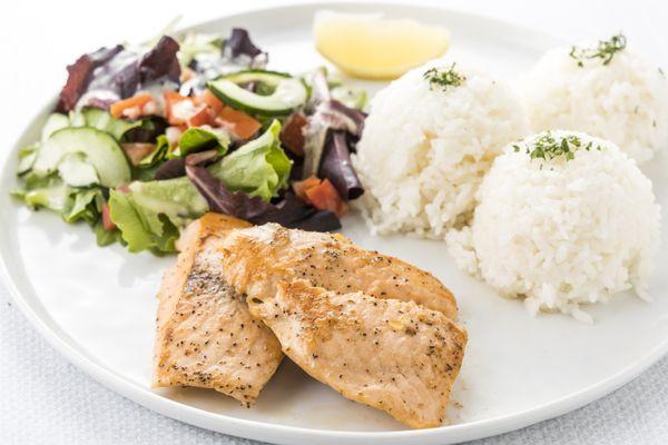 Grilled Salmon Plate