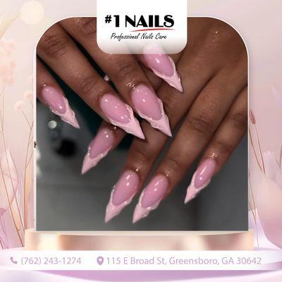 Ready for a new look? 
At #1 NAILS, we offer trendy and classic designs to suit every style.