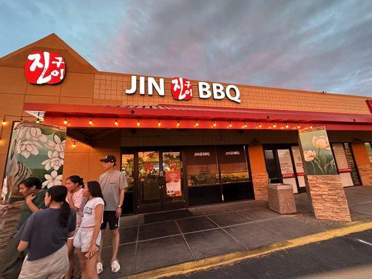 Outside of Jin bbq, mesa, AZ